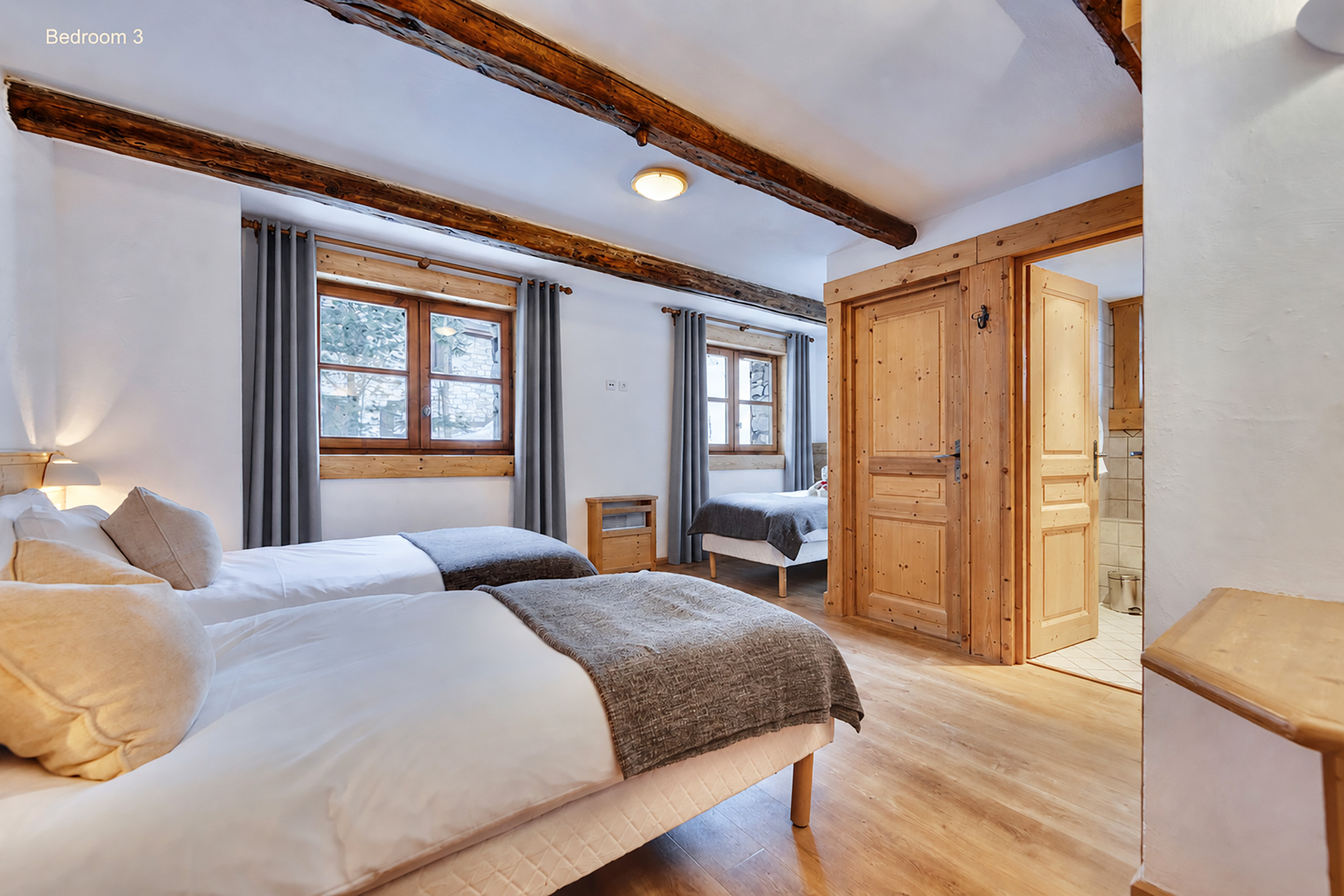 Neiges bedroom 3 Chalet des Neiges