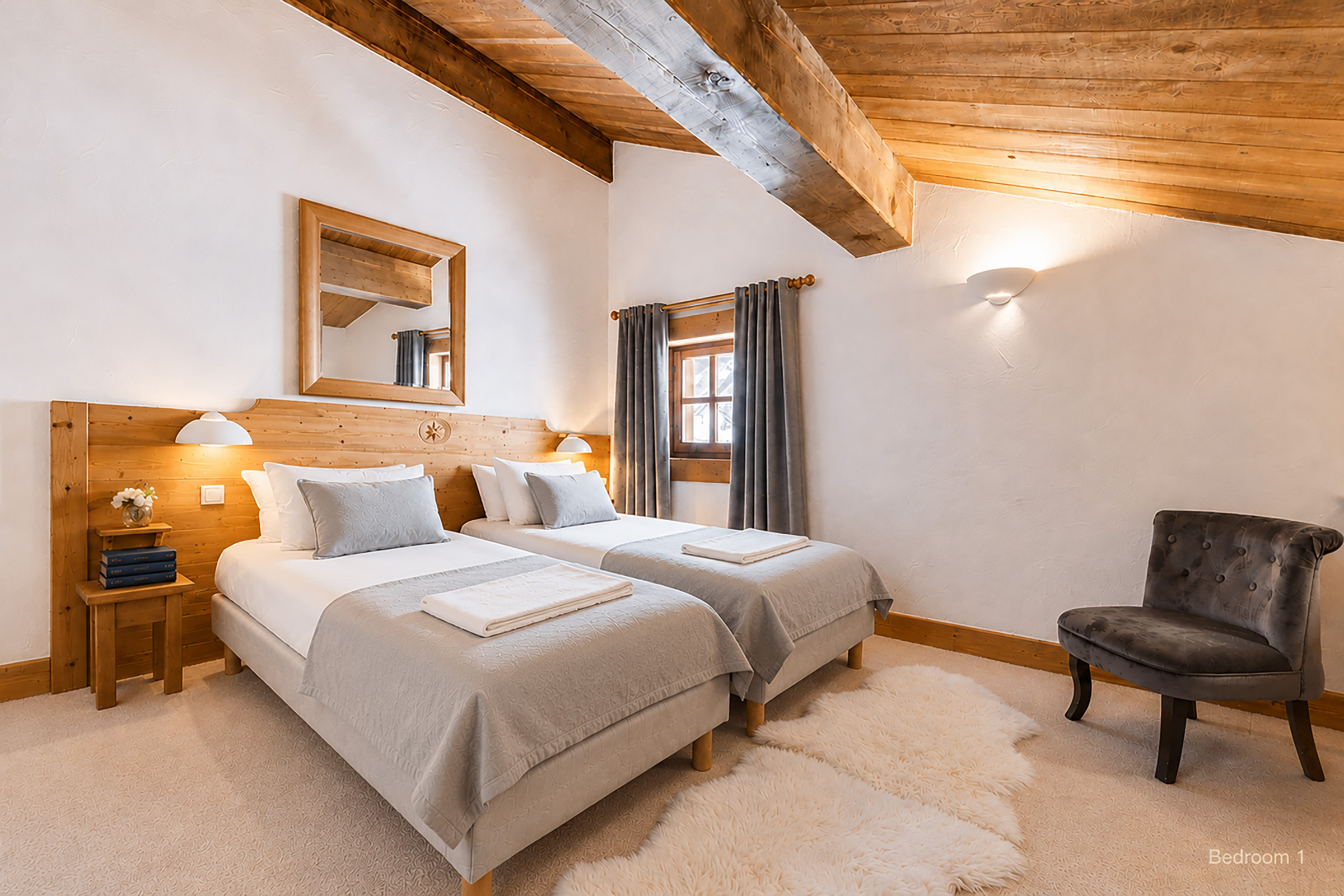 Pistes bedrm 1 Chalet des Pistes