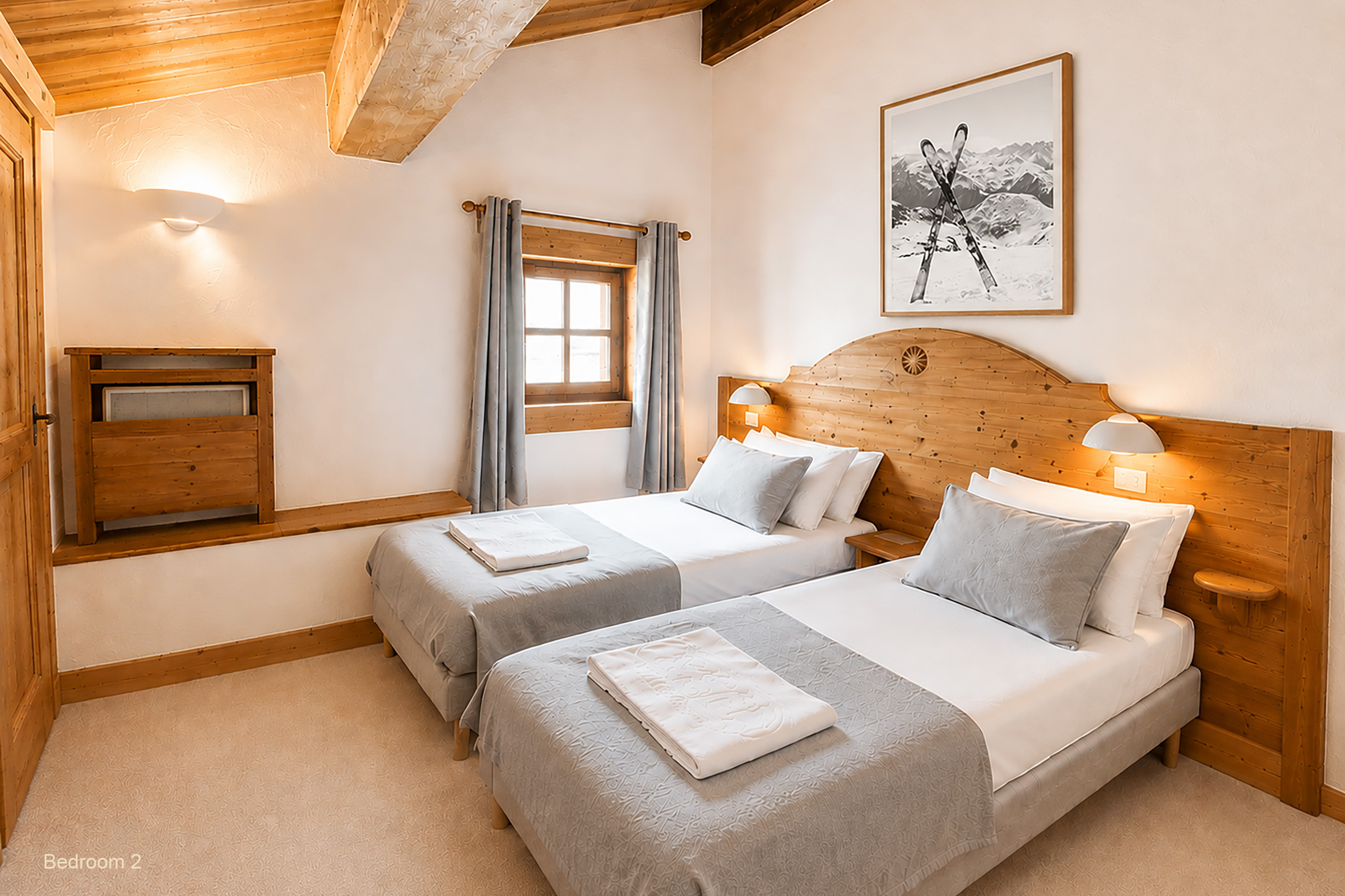 Pistes bedroom 2w Chalet des Pistes
