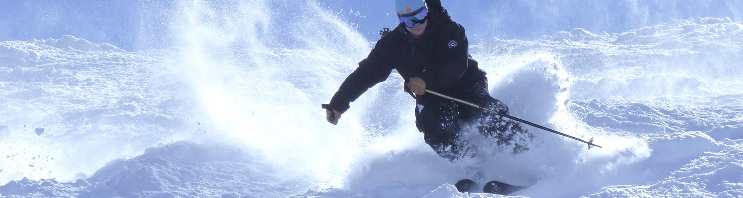 Skier image in Val d'Isère