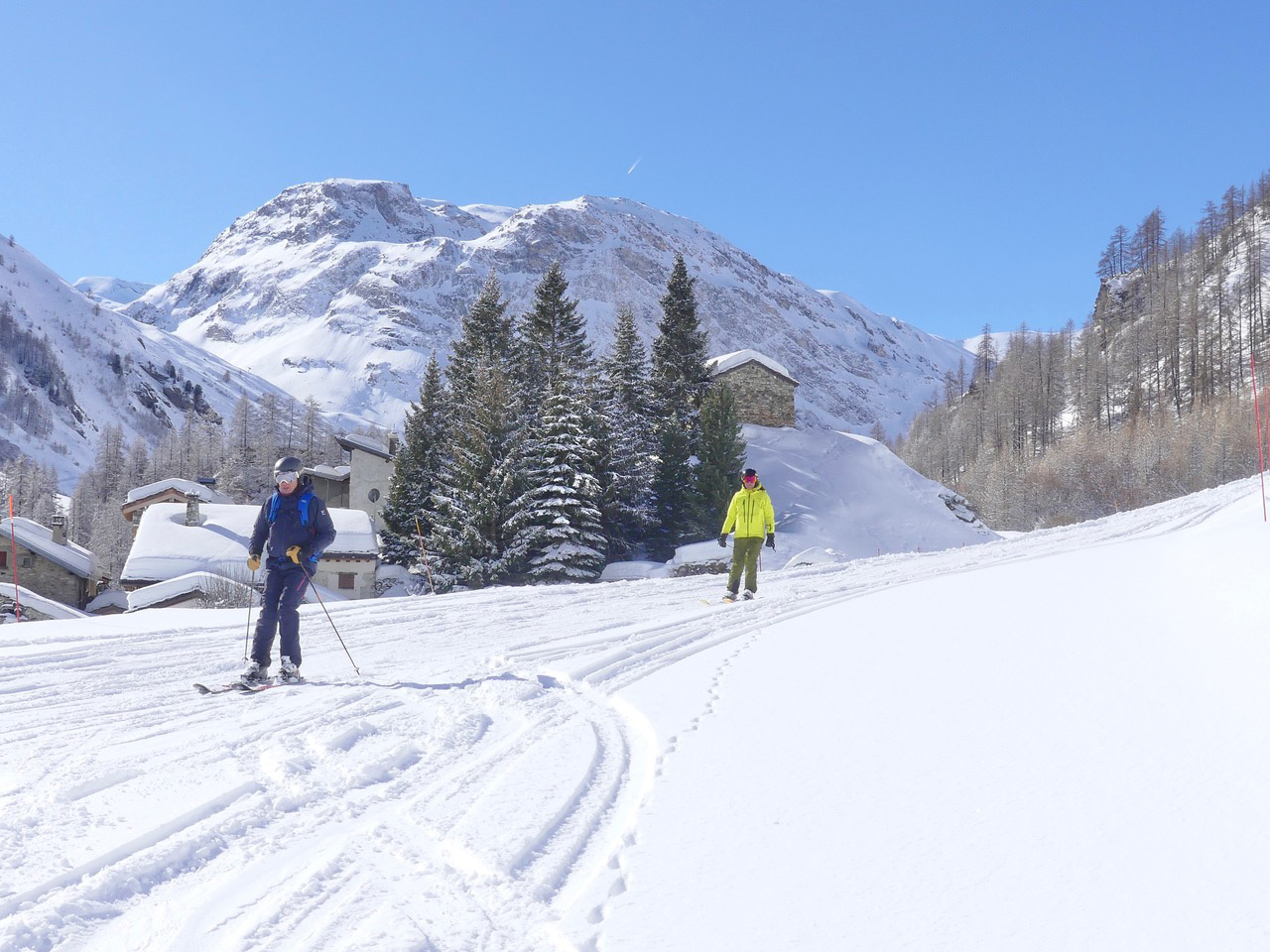 Val d'Isère snow